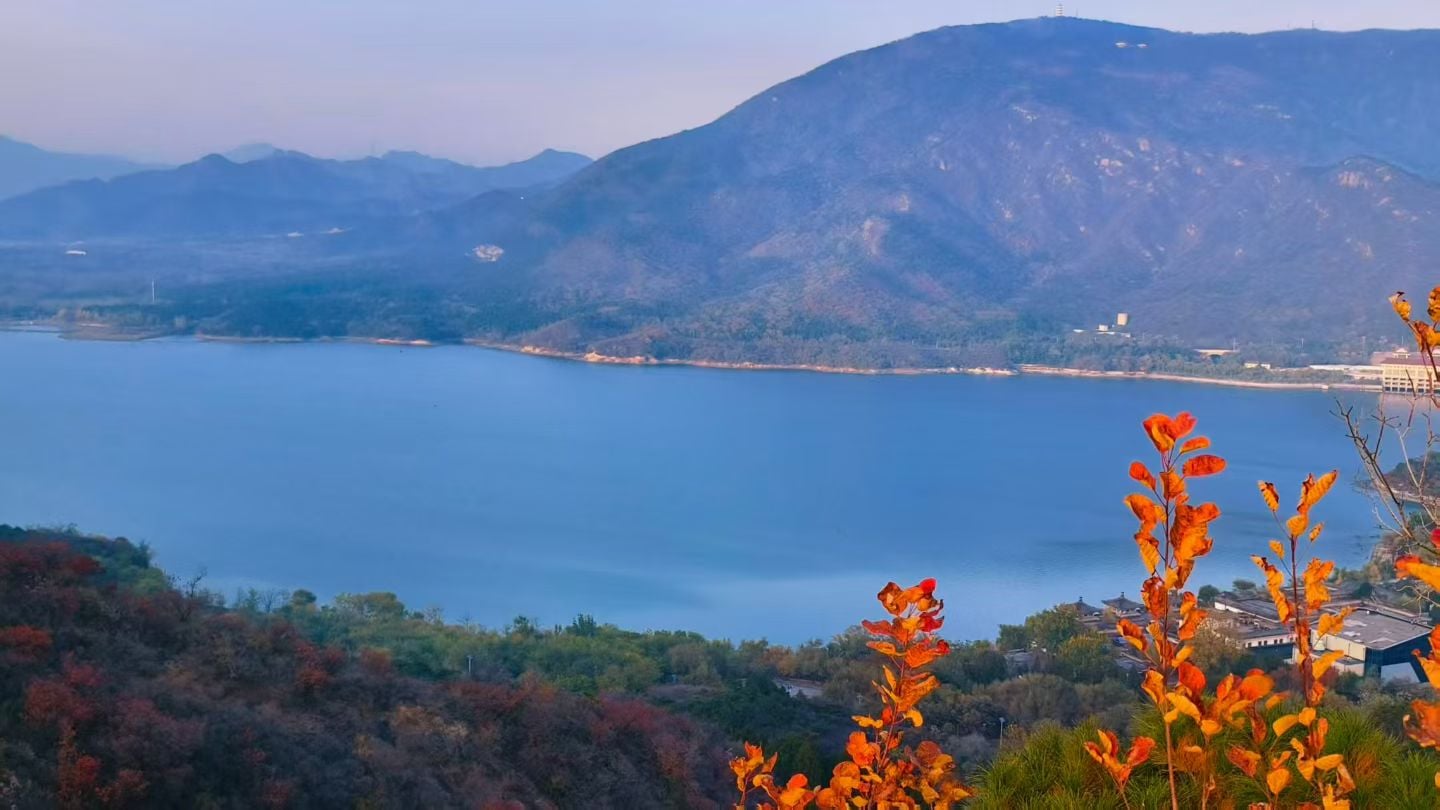 Beautiful view from a hike with friends